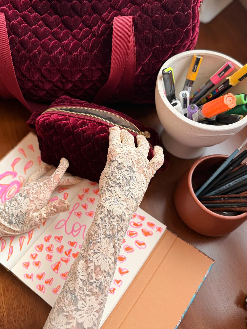 Necessaire Estojo Vinho P