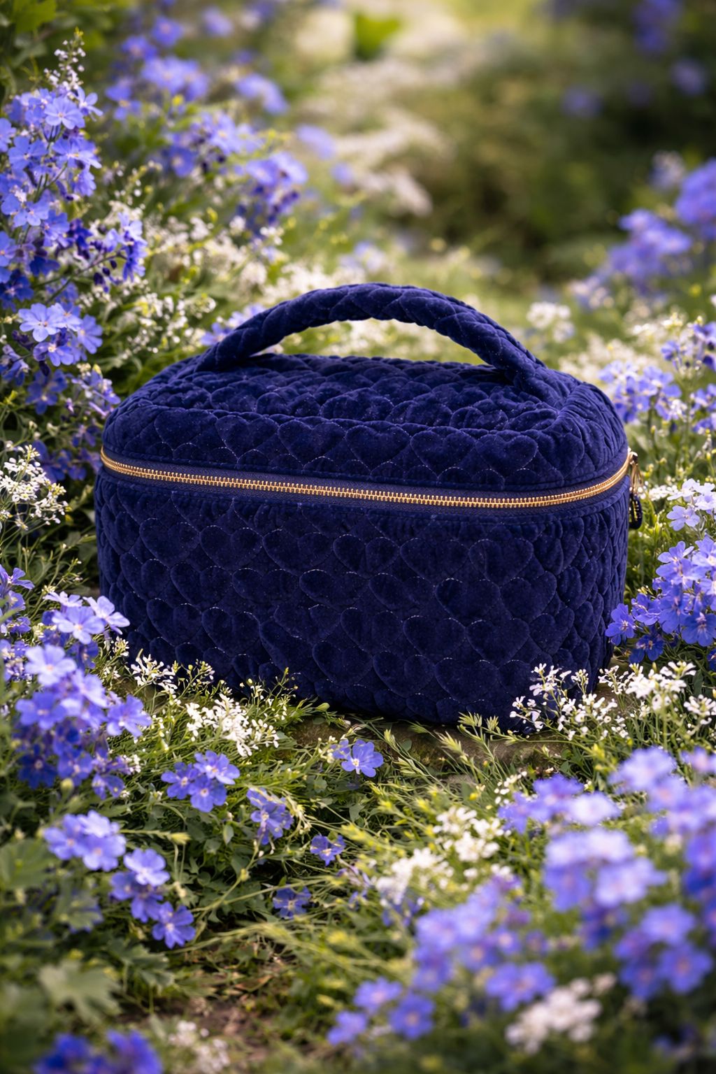 Necessaire Baú Azul Marinho P