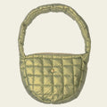 BOLSA HOLOGRÁFICA - OLIVE PUFF VERDE