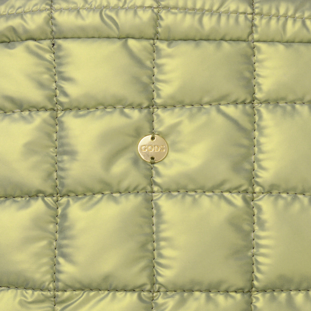 BOLSA HOLOGRÁFICA - OLIVE PUFF VERDE