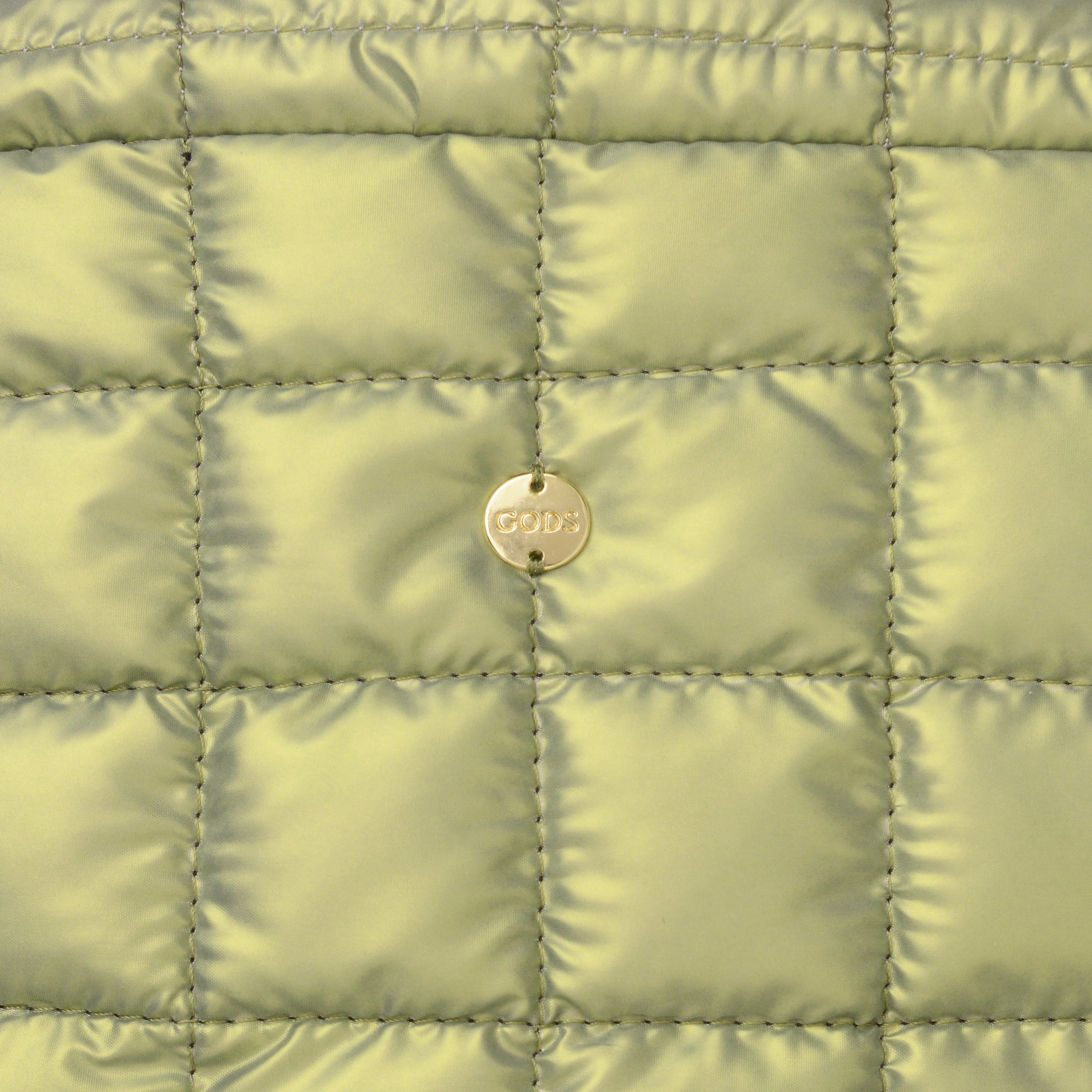 BOLSA HOLOGRÁFICA - OLIVE PUFF VERDE