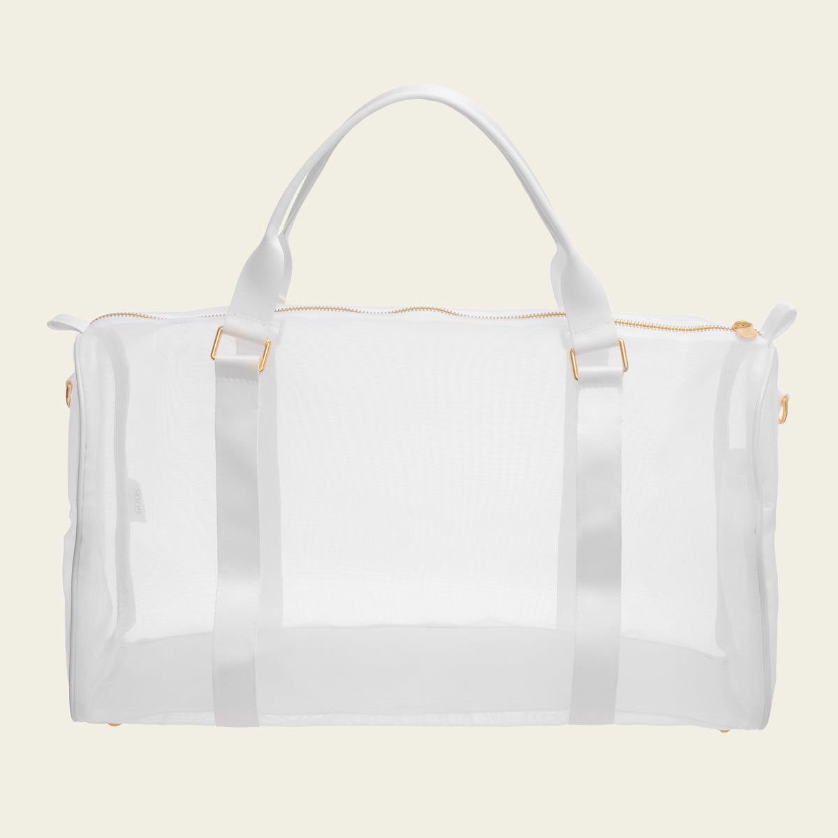 Kit Essencial de Bolsas em Tela Nylon Branca (P, M, G)