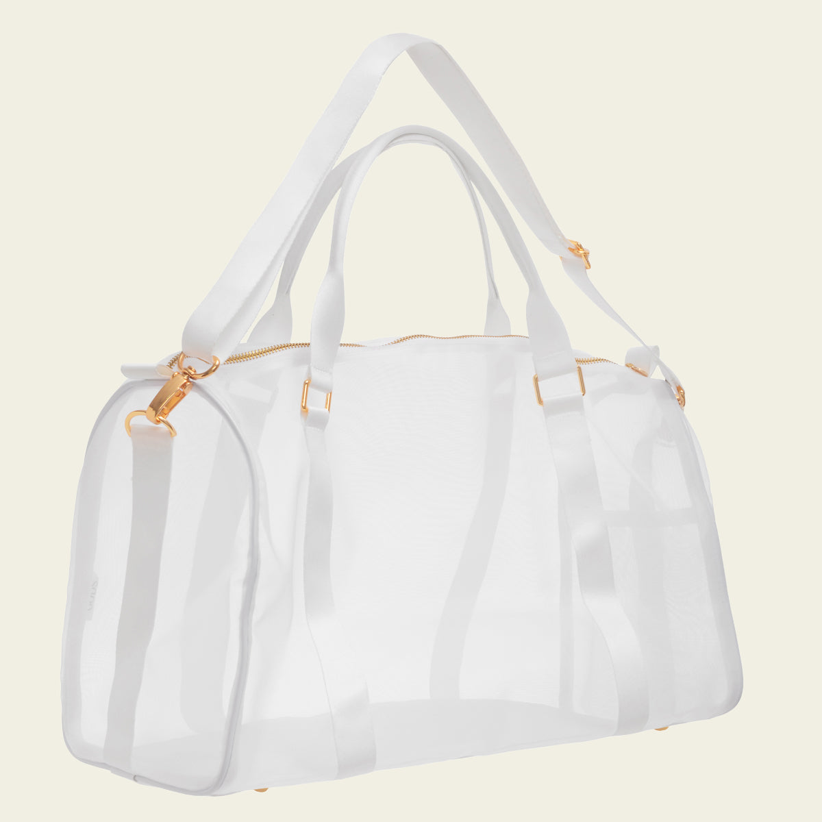 Kit Essencial de Bolsas em Tela Nylon Branca (P, M, G)