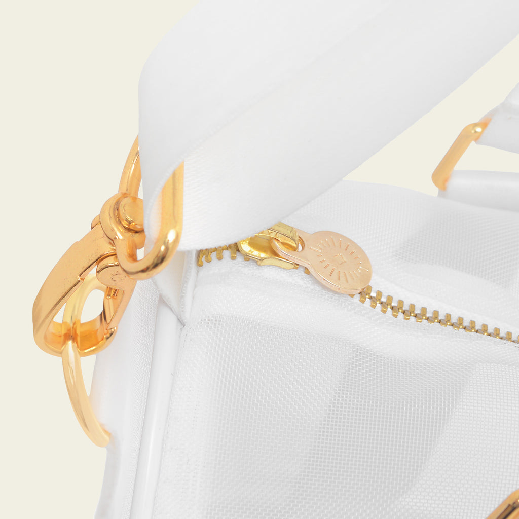 Bolsa Sport Classic em Tela Nylon Branca P