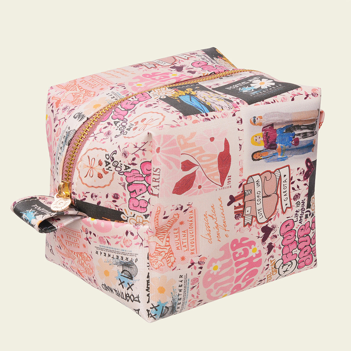 Necessaire em couro sintético – dia da mulher