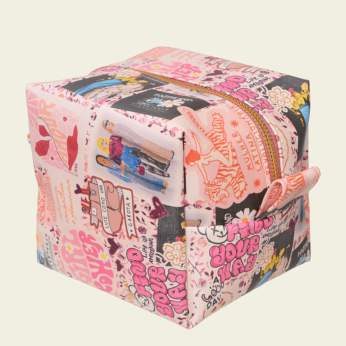 Necessaire em couro sintético – dia da mulher