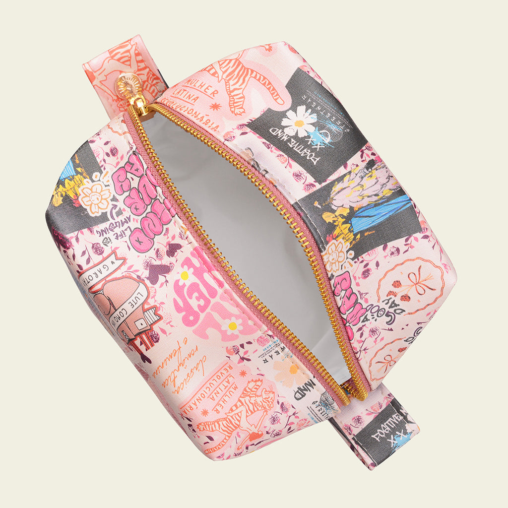Necessaire em couro sintético – dia da mulher