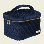 Bolsa Baú Térmica de Veludo Marinho M